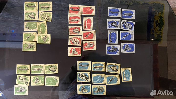 Этикетки спичечные СССР 1961-1962г