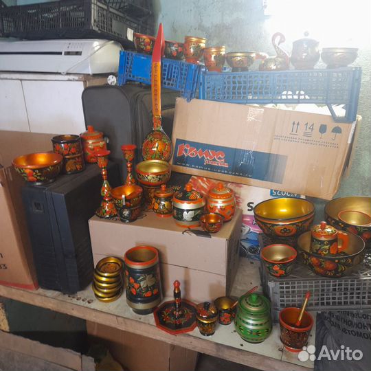 Посуда хохлома СССР