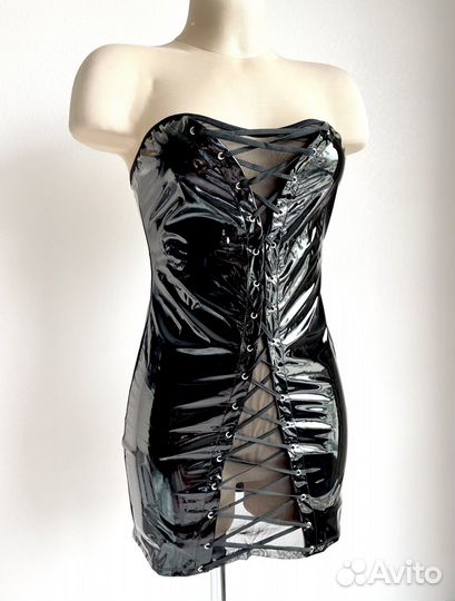 Латексное платье(винил )