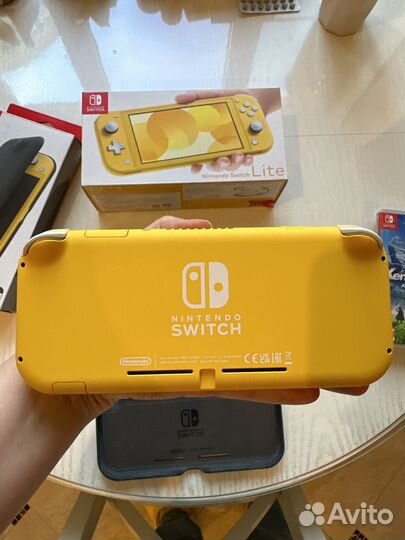 Nintendo switch lite с играми