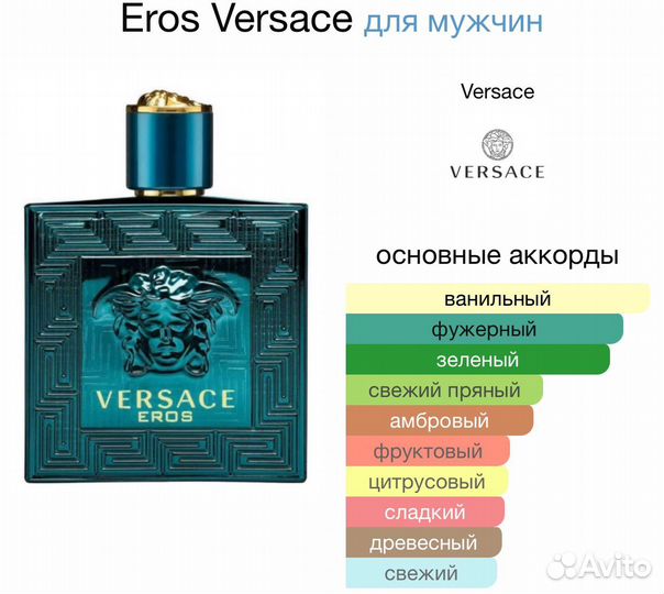 Eros Versace для мужчин духи