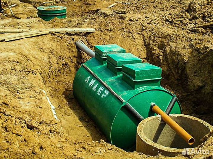 Септик био Аквалос 8 загородный