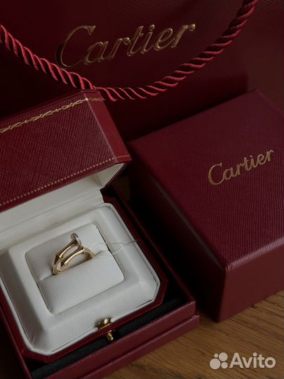 Золотое кольцо Cartier Гвоздь 585