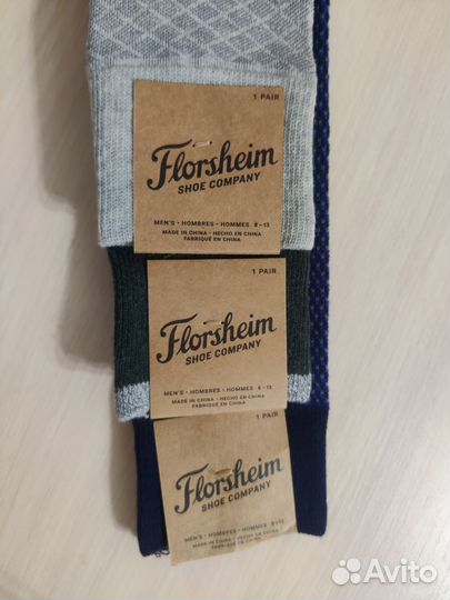 Носки Florsheim, Stacy Adams новые