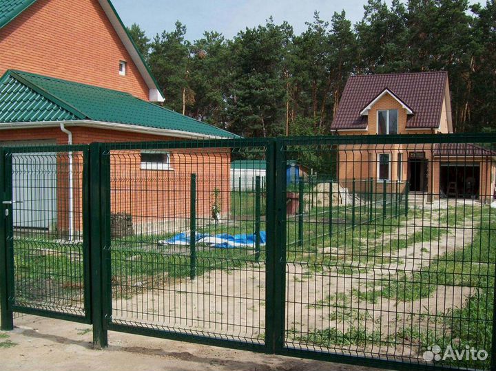 Забор сиз 3Д сетки с установкой