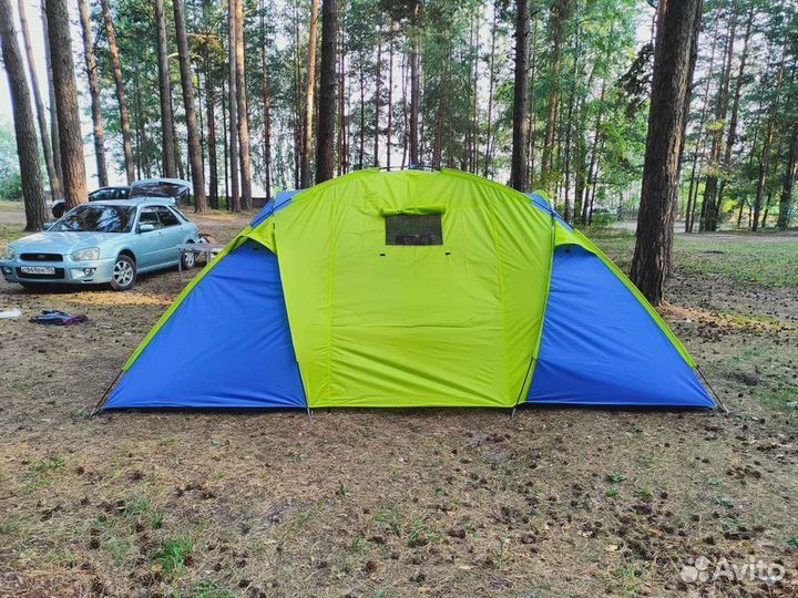 Палатка 2х комнатная 4 места