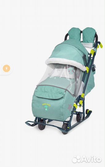 Детские санки коляска ника 7 3