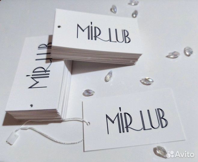 Бирки для одежды. Печать и дизайн