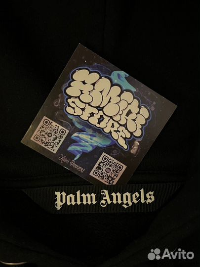 Palm Angels Sprayed London Hoodie