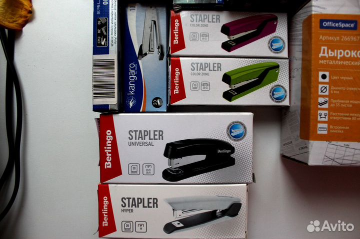 Степлер и антистеплер (ассорти)