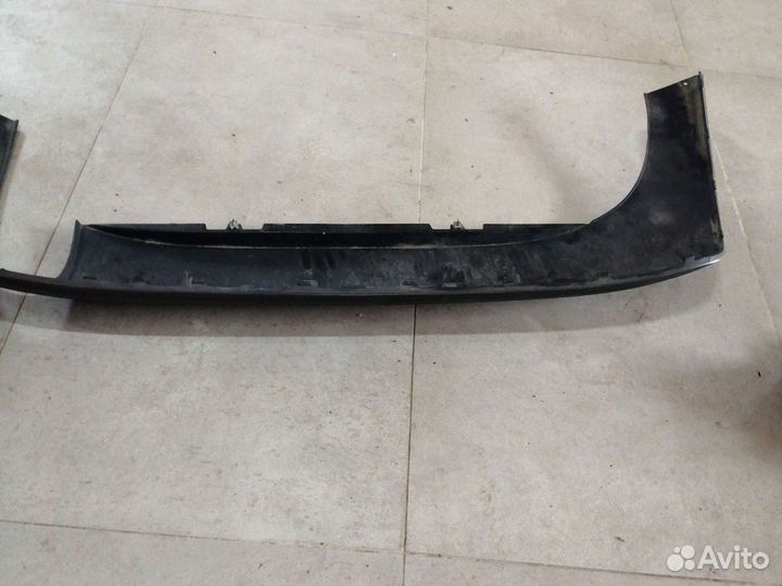 Юбка заднего бампера на volvo s 60 2