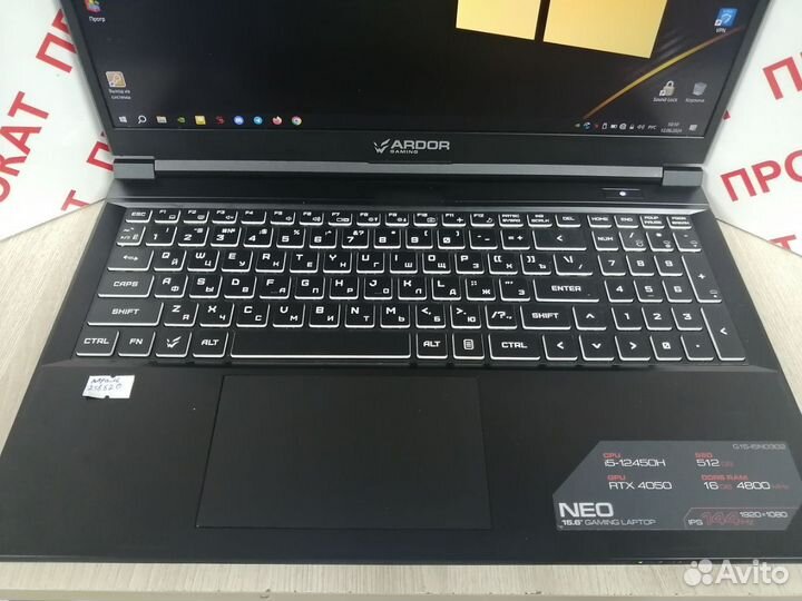 Ноутбук ardor Gaming Neo g15 i5nd302