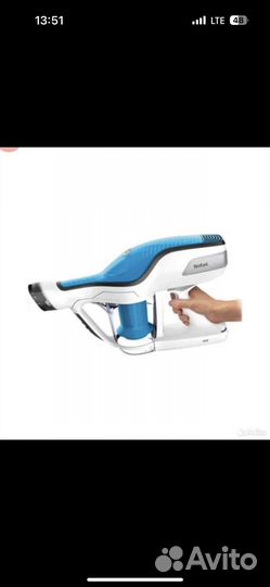 Беспроводной пылесос для сухой и влажной уборки