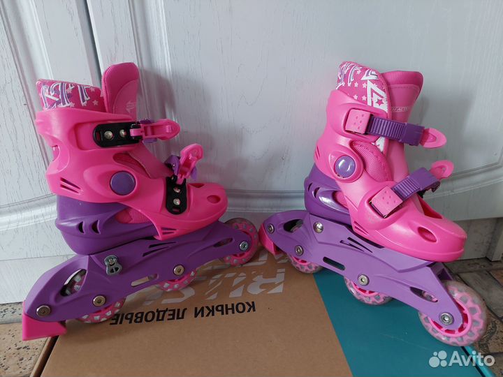 Роликовые коньки детские раздвижные