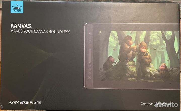 Графический планшет huion kamvas pro 16