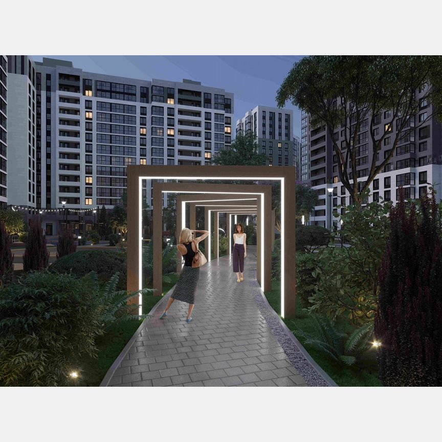 2-к. квартира, 75,1 м², 11/16 эт.