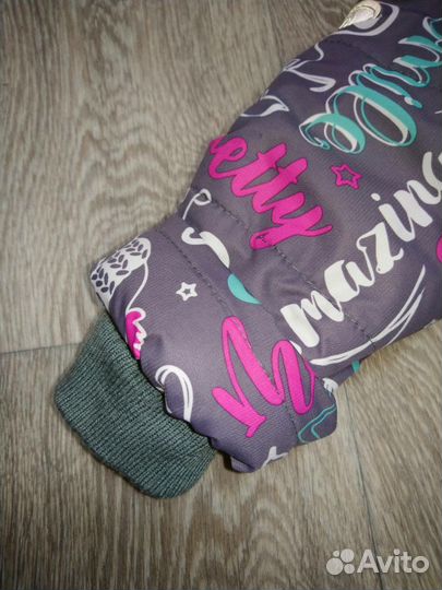 Зимний комбинезон для девочки 86