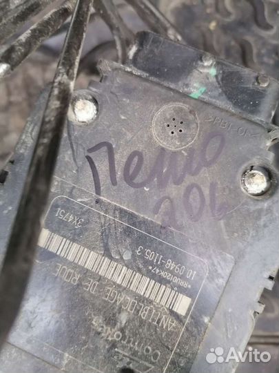 Блок абс пежо 206