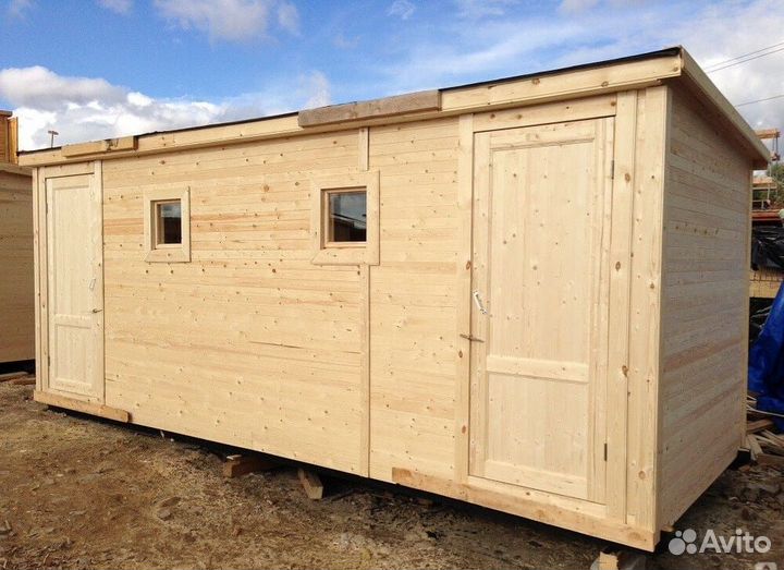 Бытовка деревянная от производителя