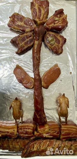 Копченая рыба и мясо