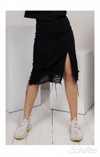 Джинсовая юбка Турция