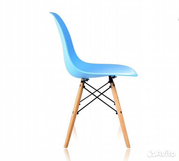 Новый стул Eames голубой