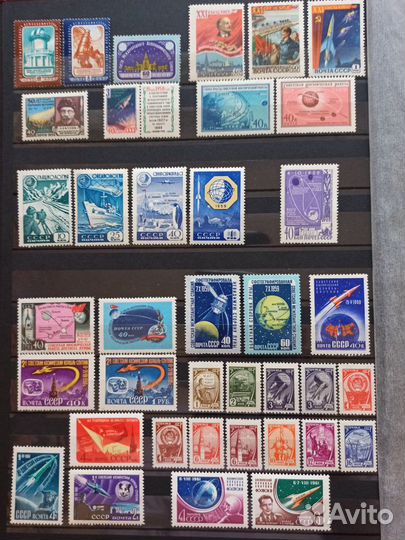 Уникальный подарок - марки СССР/Россия - Космос