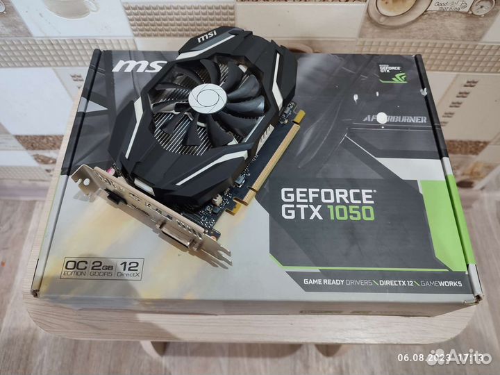 MSI GeForce GTX 1050 OC (2GB)