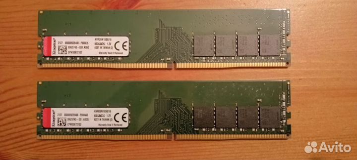 Оперативная память DDR4 32 Гб (16+16), 2666 мгц