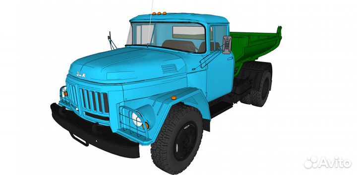 Камаз 54112 / ЗИЛ 130 (файл)