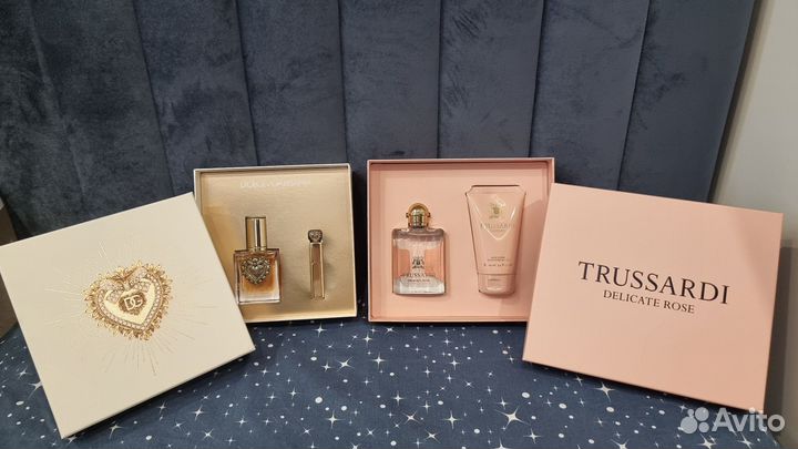 Наборы Dolce Gabbana Devotion,Trussardi Delicate