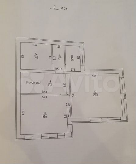 Коттедж 318,8 м² на участке 18 сот.