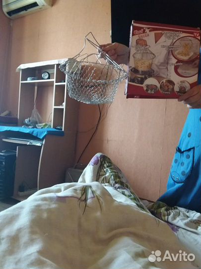 Складная сетка для варки макарон картошки грибов и