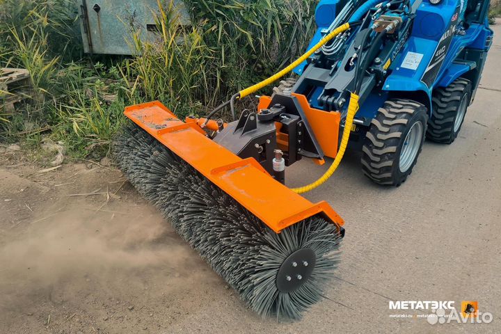 Щетка с редуктором для мини-трактора