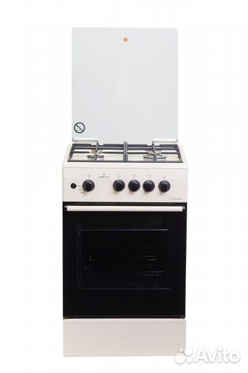 Плита газовая Greta 1470 GG 5072 CG38 (Е) бежевая