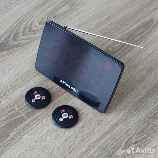 Табло отображения вызова на русском, кнопка вызова