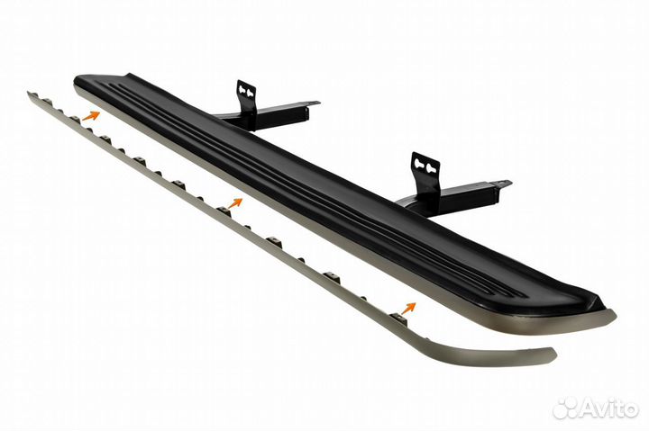 Накладка на левый порог Range Rover 2002-2013