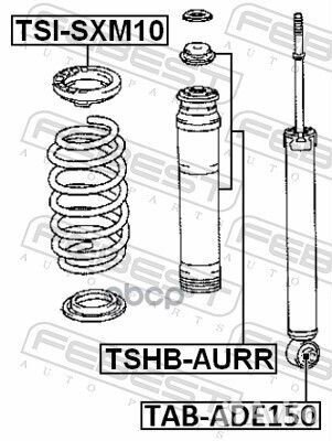 Пыльник заднего амортизатора tshbaurr Febest