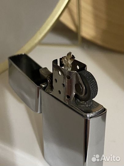 Зажигалка zippo slim 1993 IX high polish chrome