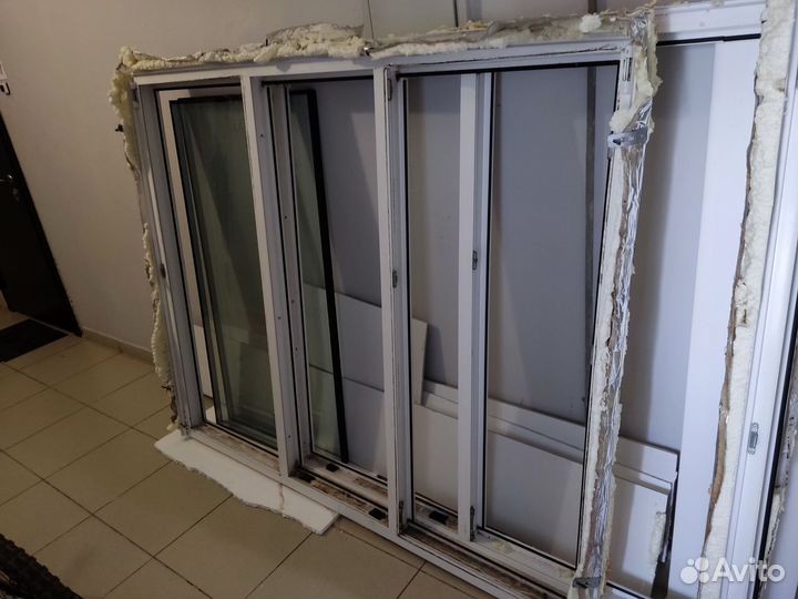 Окно пластиковое б/у