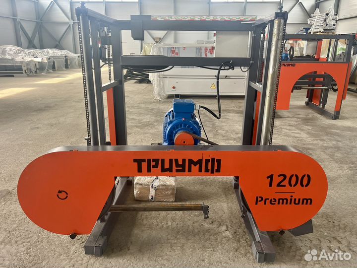 Ленточная пилорама Триумф 1200 Premium 15кВт