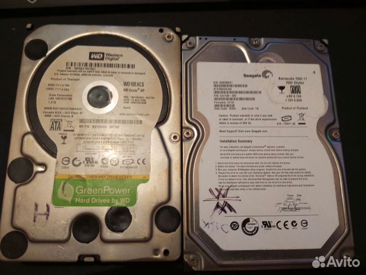 Жесткие диски 1 tb и 1.5tb