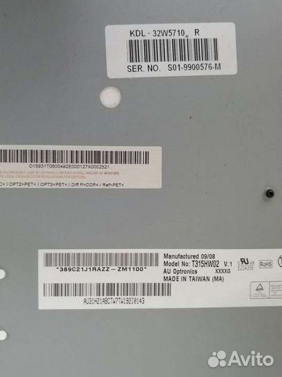 1-878-942-22 A-1663-964-B sony kdl 325710