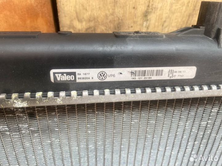 Радиатор двс Volkswagen Golf 5K5 caxa 2008-2013