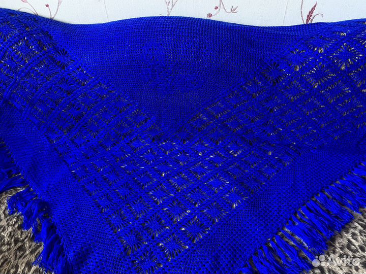 Шаль вязаная крючком