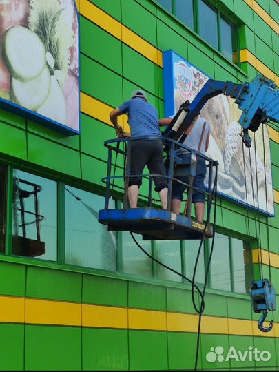 Мойка фасадов