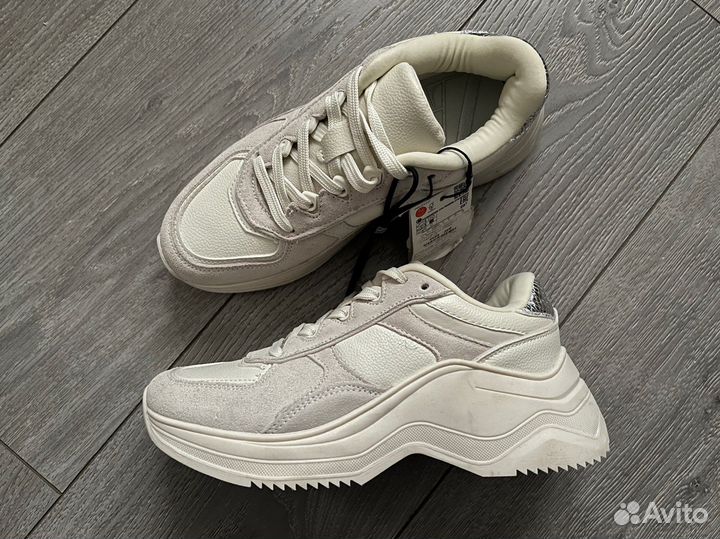 Кроссовки кожаные Zara