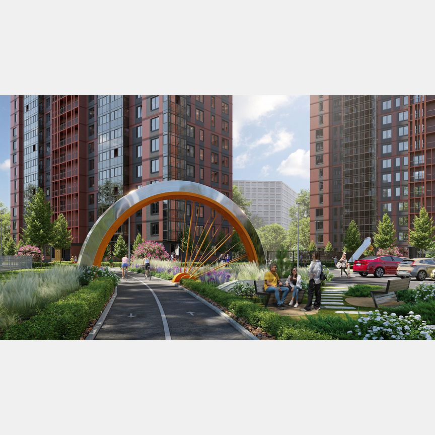 2-к. квартира, 56,6 м², 18/23 эт.