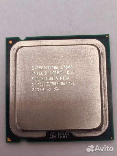 Процессор intel Core 2 Duo