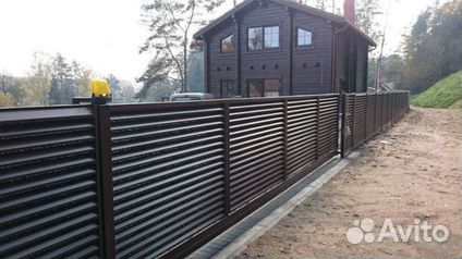 Ламели жалюзи для забора